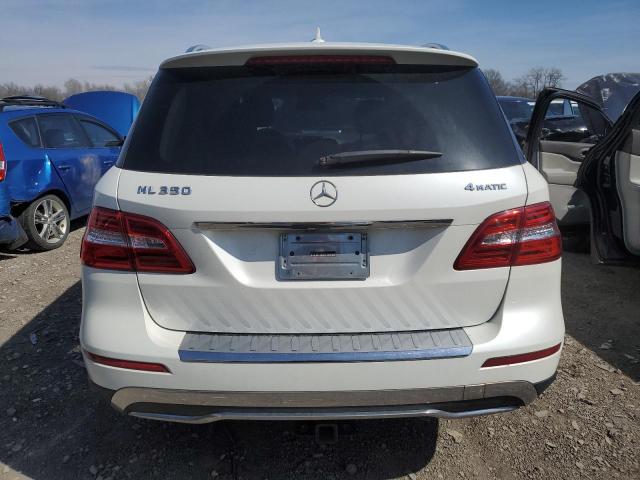 4JGDA5HBXEA395397 - 2014 MERCEDES-BENZ ML 350 4MATIC WHITE photo 6