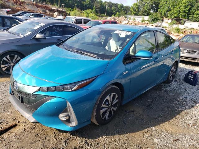 JTDKARFP5K3117086 - 2019 TOYOTA PRIUS PRIM 蓝色 照片 2