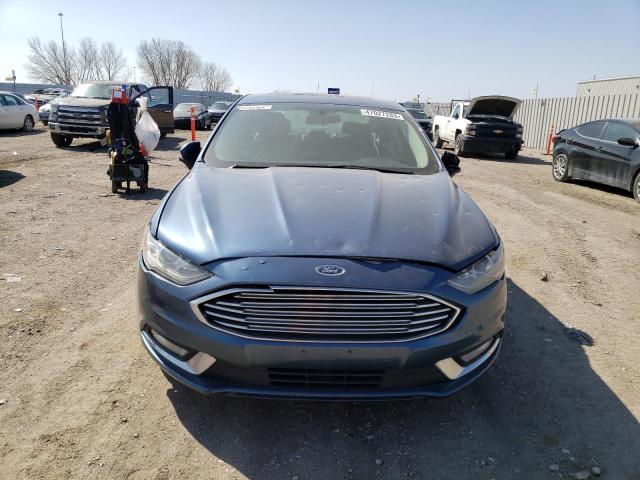 3FA6P0LUXJR138821 - 2018 FORD FUSION SE HYBRID BLUE photo 5