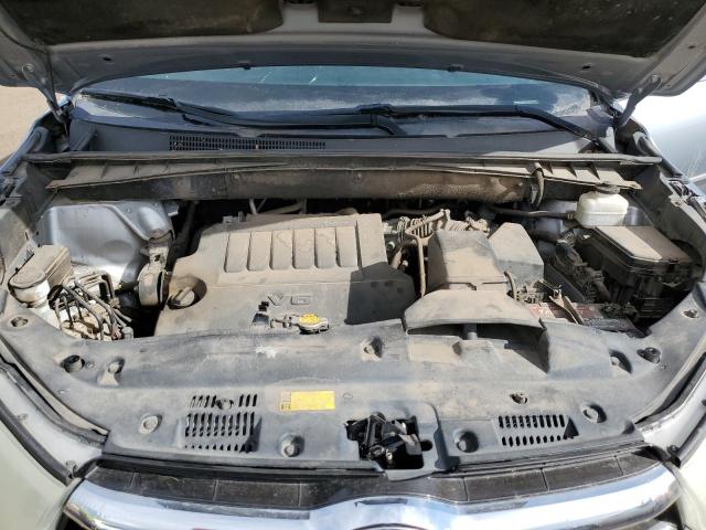 5TDJKRFH7ES065528 - 2014 TOYOTA HIGHLANDER XLE SILVER photo 12