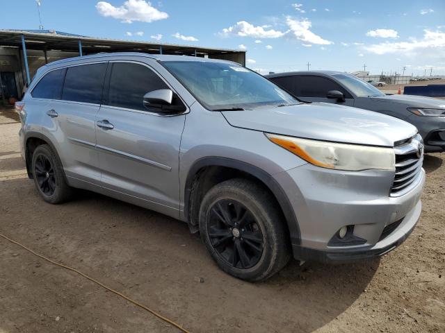 5TDJKRFH7ES065528 - 2014 TOYOTA HIGHLANDER XLE SILVER photo 4