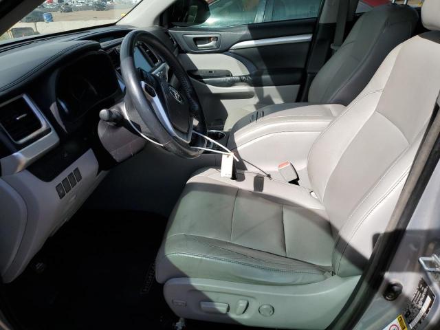 5TDJKRFH7ES065528 - 2014 TOYOTA HIGHLANDER XLE SILVER photo 7