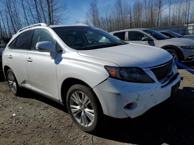 JTJBC1BA6A2024799 - 2010 LEXUS RX 450 WHITE photo 4