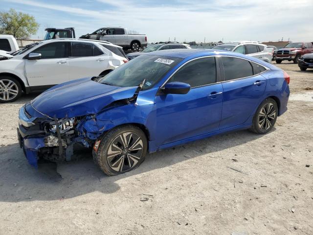 JHMFC1F77JX042250 - 2018 HONDA CIVIC EXL ლურჯი ფოტო 1