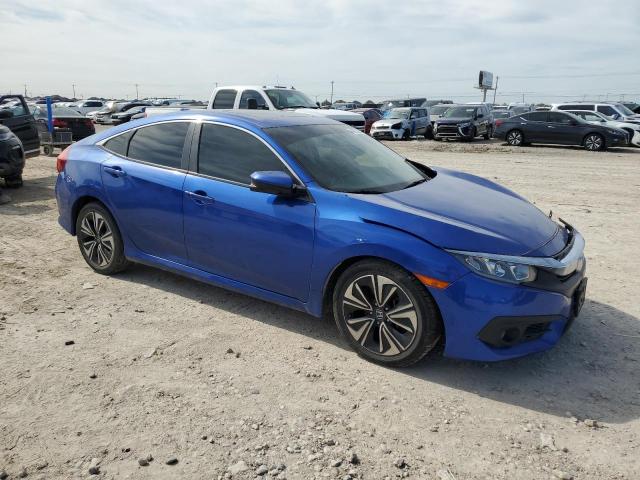 JHMFC1F77JX042250 - 2018 HONDA CIVIC EXL BLUE photo 4