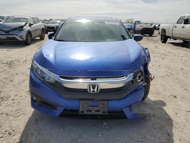 JHMFC1F77JX042250 - 2018 HONDA CIVIC EXL BLUE photo 5