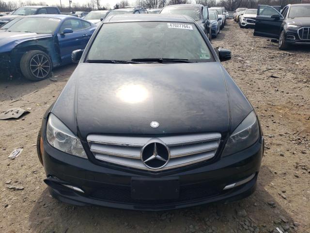 WDDGF8BB9BR155631 - 2011 MERCEDES-BENZ C 300 4MATIC BLACK photo 5