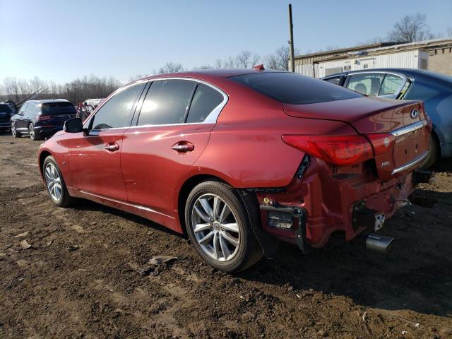 JN1BV7AR6EM681901 - 2014 INFINITI Q50 BASE RED photo 2