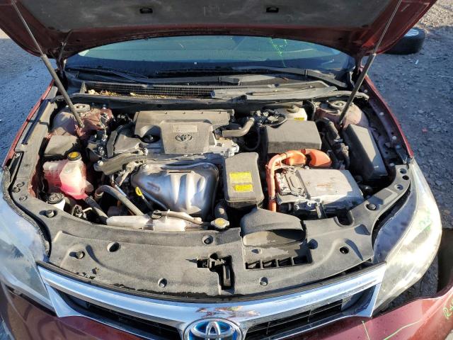 4T1BD1EB2DU005692 - 2013 TOYOTA AVALON HYBRID MAROON photo 11