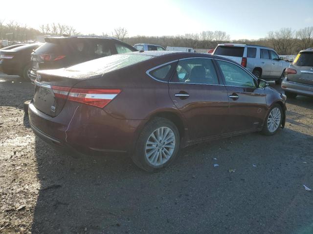 4T1BD1EB2DU005692 - 2013 TOYOTA AVALON HYBRID MAROON photo 3