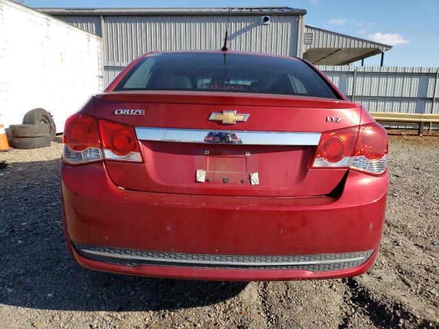 1G1PH5S94B7206716 - 2011 CHEVROLET CRUZE LTZ MAROON photo 6