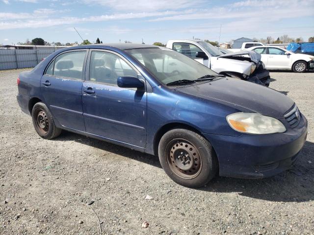 1NXBR32E63Z115915 - 2003 TOYOTA COROLLA CE BLUE photo 4