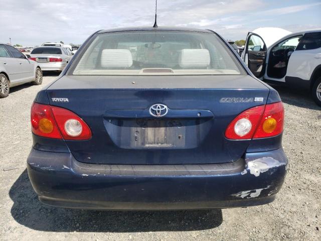 1NXBR32E63Z115915 - 2003 TOYOTA COROLLA CE BLUE photo 6