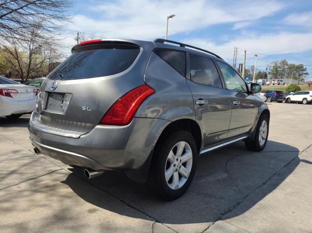 JN8AZ08T56W429136 - 2006 NISSAN MURANO SL GRAY photo 4