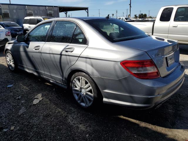 WDDGF54X29R060779 - 2009 MERCEDES-BENZ C 300 GRAY photo 2