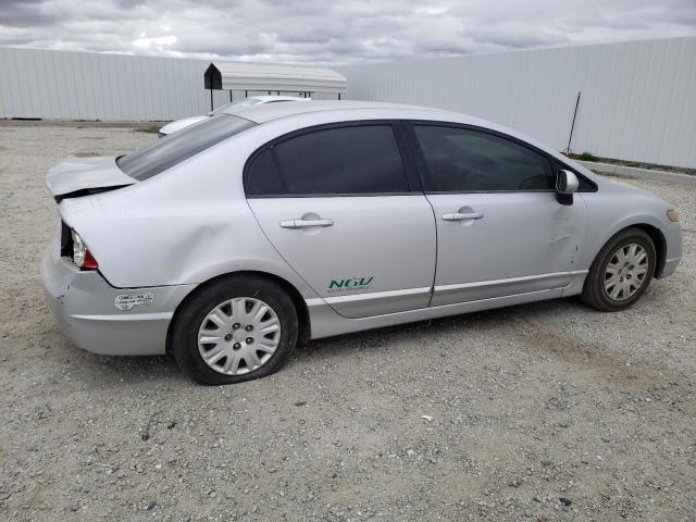 1HGFA46537L000411 - 2007 HONDA CIVIC GX SILVER photo 3