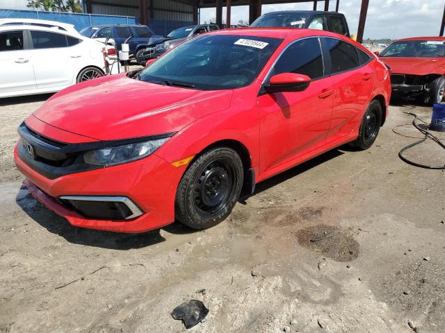 2HGFC2F64LH579584 - 2020 HONDA CIVIC LX RED photo 1