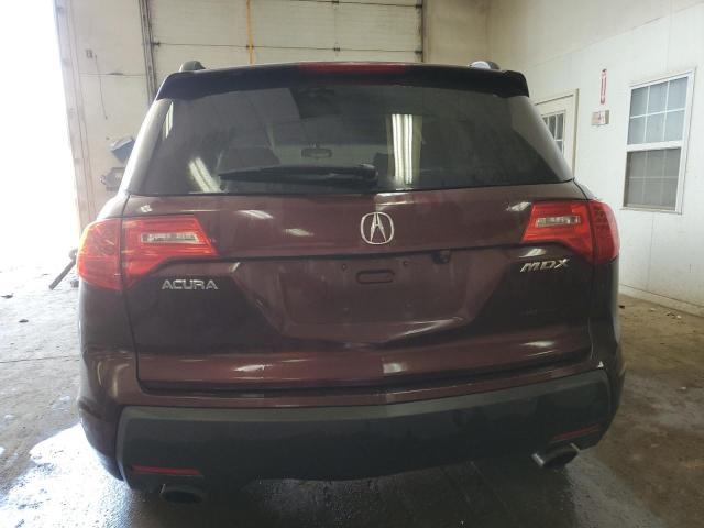 2HNYD28387H531643 - 2007 ACURA MDX TECHNOLOGY BURGUNDY photo 6