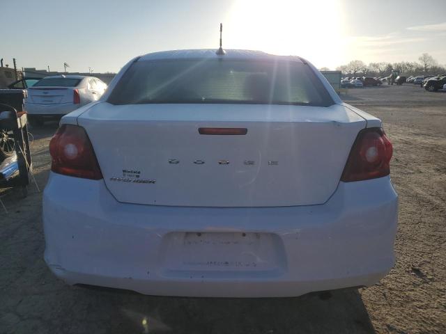 1B3BD4FB8BN577007 - 2011 DODGE AVENGER EXPRESS WHITE photo 6