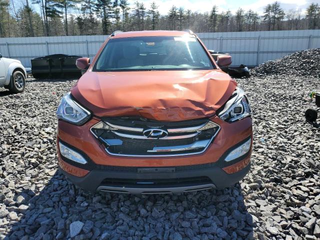 5XYZUDLB0FG300754 - 2015 HYUNDAI SANTA FE S ORANGE photo 5