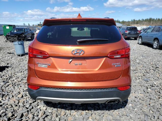 5XYZUDLB0FG300754 - 2015 HYUNDAI SANTA FE S ORANGE photo 6