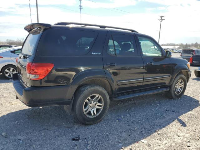 5TDBT48A37S280282 - 2007 TOYOTA SEQUOIA LIMITED BLACK photo 3