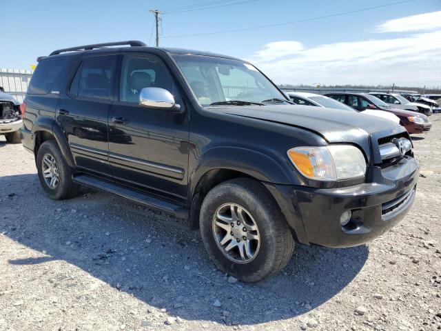 5TDBT48A37S280282 - 2007 TOYOTA SEQUOIA LIMITED BLACK photo 4