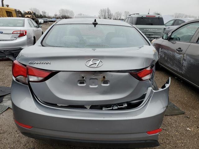 KMHDH4AE2GU532327 - 2016 HYUNDAI ELANTRA SE GRAY photo 6