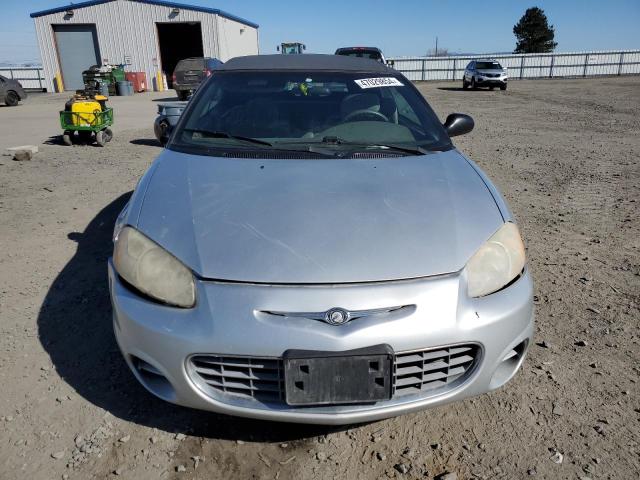 1C3EL45X42N346928 - 2002 CHRYSLER SEBRING LX SILVER photo 5