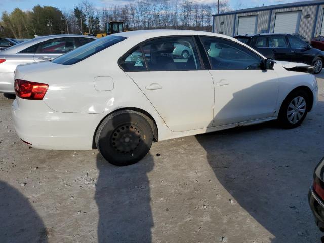 3VW2K7AJ2DM275582 - 2013 VOLKSWAGEN JETTA BASE WHITE photo 3