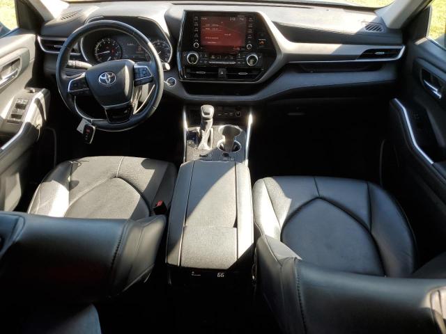 5TDGZRBH6LS020363 - 2020 TOYOTA HIGHLANDER XLE GRAY photo 8