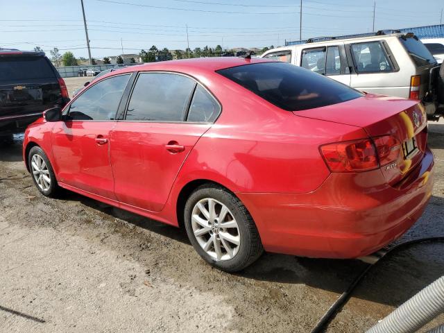 3VWDX7AJ4BM051625 - 2011 VOLKSWAGEN JETTA SE RED photo 2