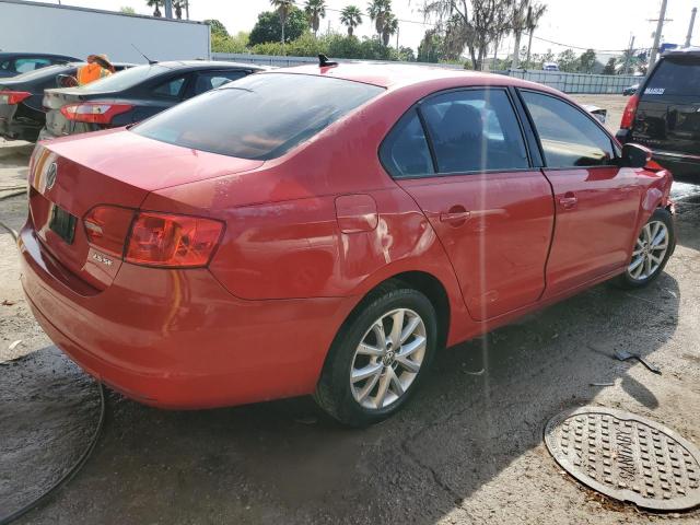 3VWDX7AJ4BM051625 - 2011 VOLKSWAGEN JETTA SE RED photo 3