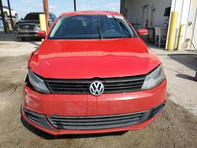 3VWDX7AJ4BM051625 - 2011 VOLKSWAGEN JETTA SE RED photo 5