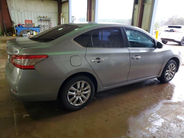 3N1AB7AP3EY236564 - 2014 NISSAN SENTRA S GRAY photo 3