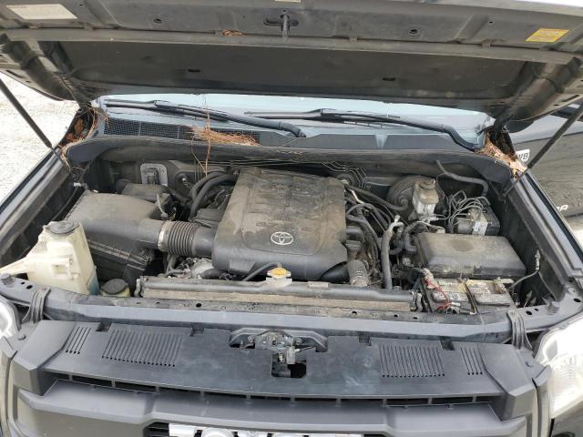 5TFRY5F14EX150298 - 2014 TOYOTA TUNDRA DOUBLE CAB SR/SR5 BLACK photo 11