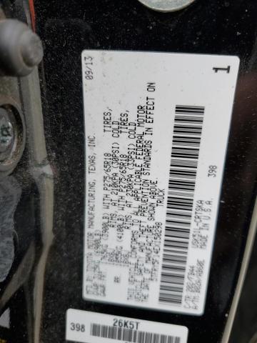 5TFRY5F14EX150298 - 2014 TOYOTA TUNDRA DOUBLE CAB SR/SR5 BLACK photo 12