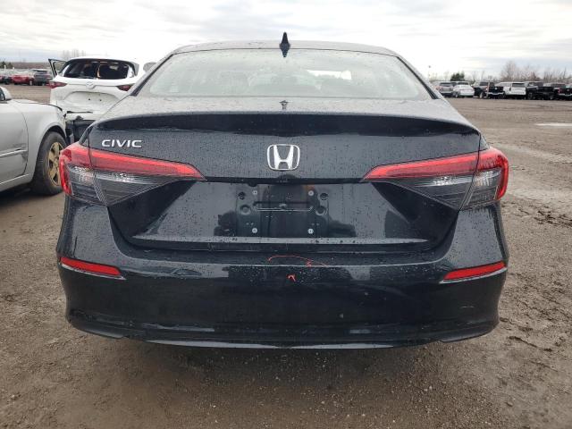 2HGFE2F24NH105838 - 2022 HONDA CIVIC LX BLACK photo 6