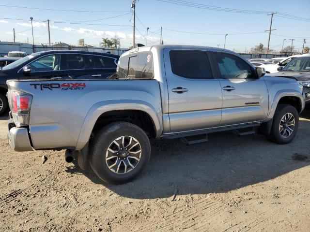 3TMCZ5AN1MM400954 - 2021 TOYOTA TACOMA DOUBLE CAB SILVER photo 3