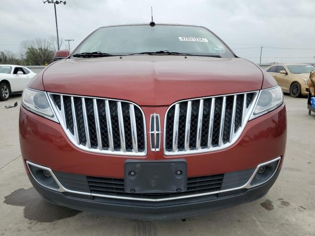 2LMDJ6JK2FBL25404 - 2015 LINCOLN MKX RED photo 5