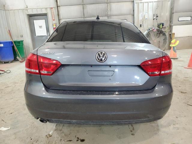 1VWBH7A35DC120221 - 2013 VOLKSWAGEN PASSAT SE GRAY photo 6