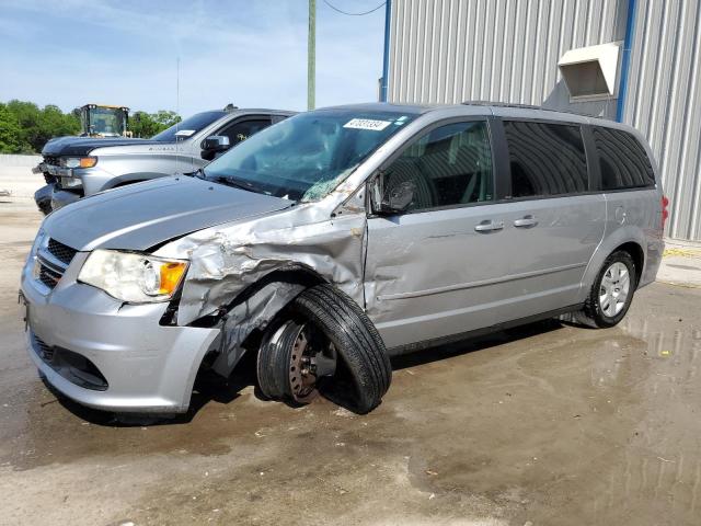 2C4RDGBG8DR639298 - 2013 DODGE GRAND CARA SE SILVER photo 1