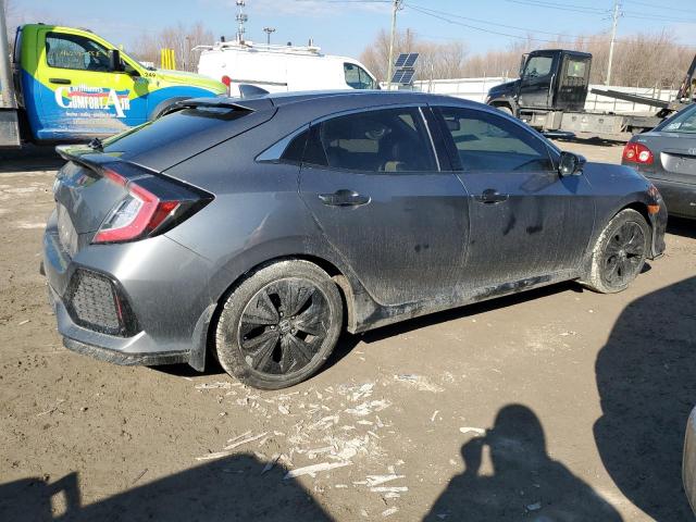 SHHFK7H88JU217059 - 2018 HONDA CIVIC EXL GRAY photo 3