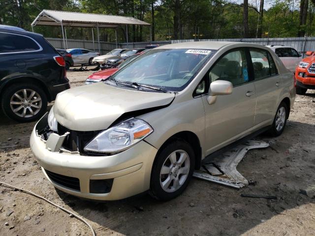 3N1BC11E57L401172 - 2007 NISSAN VERSA S GOLD photo 1