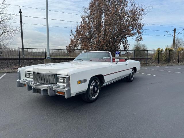 6L67S6Q118396 - 1976 CADILLAC ELDORADO WHITE photo 2