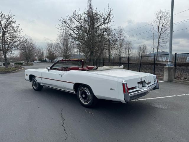 6L67S6Q118396 - 1976 CADILLAC ELDORADO WHITE photo 3