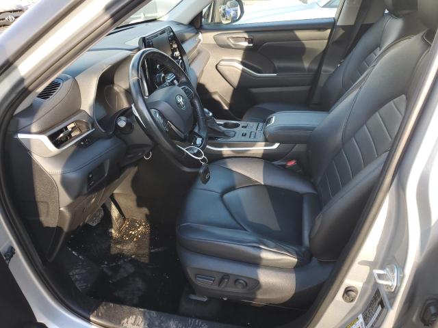 5TDHZRBH1LS502419 - 2020 TOYOTA HIGHLANDER XLE SILVER photo 7