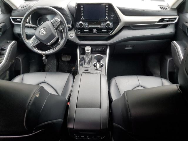 5TDHZRBH1LS502419 - 2020 TOYOTA HIGHLANDER XLE SILVER photo 8