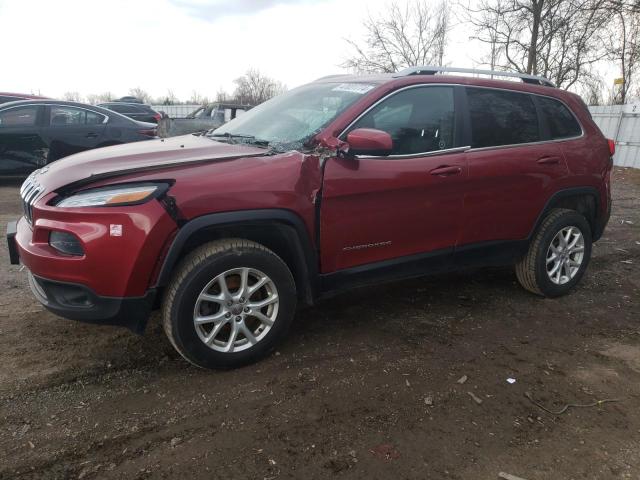 1C4PJMCB5EW290532 - 2014 JEEP CHEROKEE LATITUDE MAROON photo 1