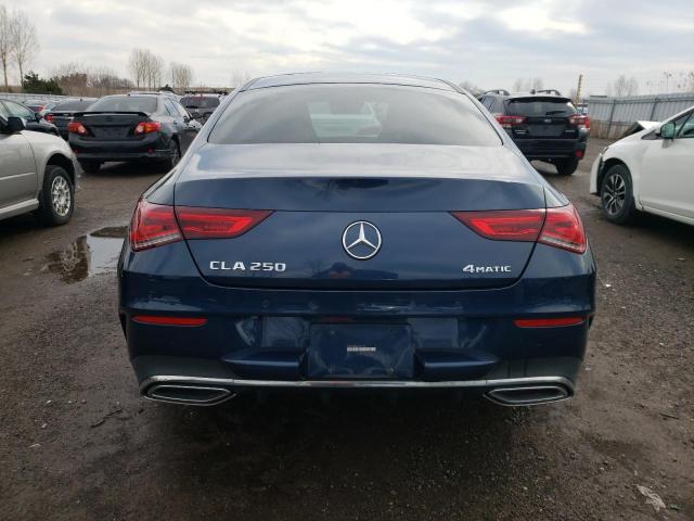 WDD5J4HB5LN077704 - 2020 MERCEDES-BENZ CLA 250 4MATIC BLUE photo 6